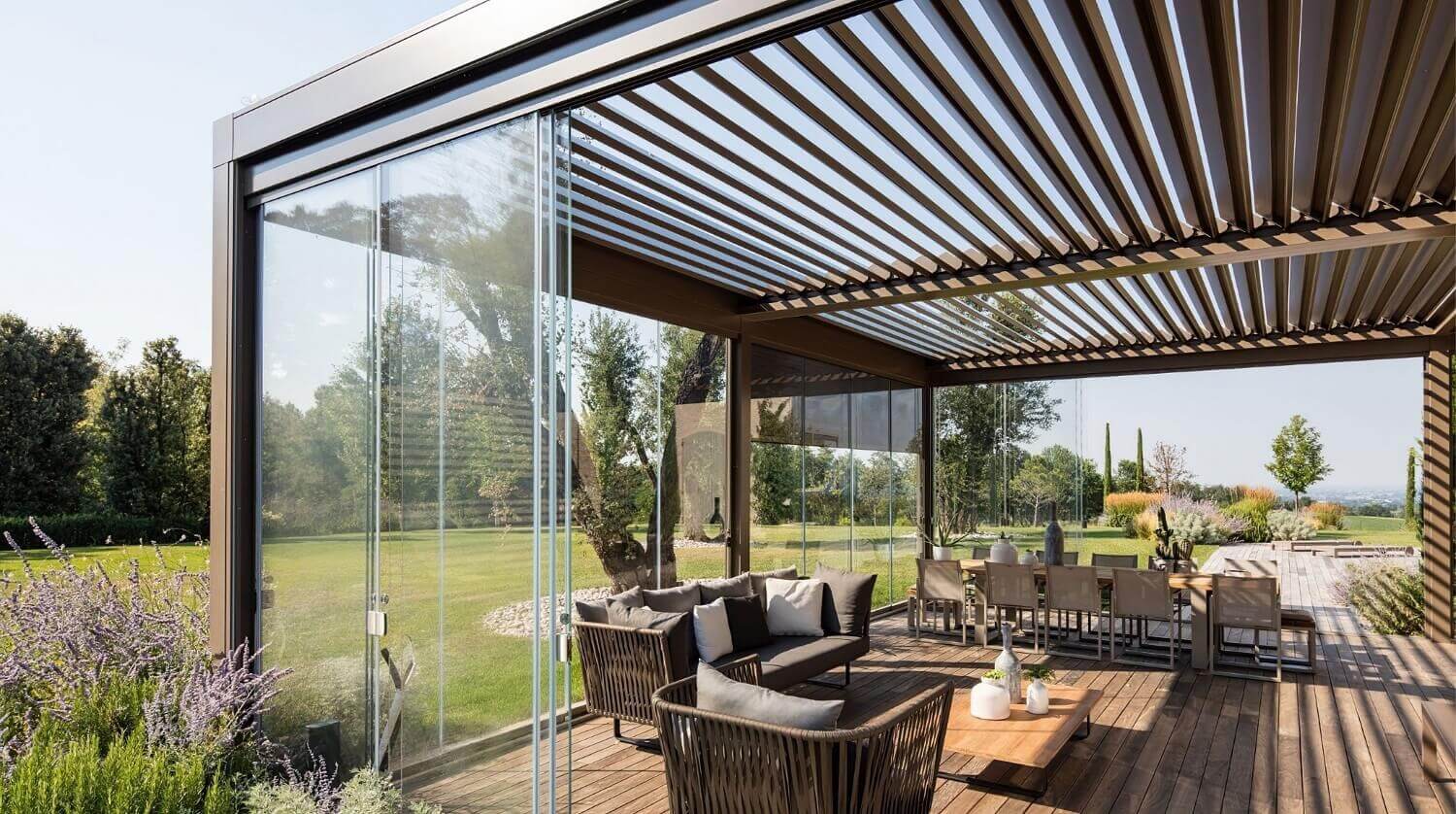 Bioklimatik pergola — namuna